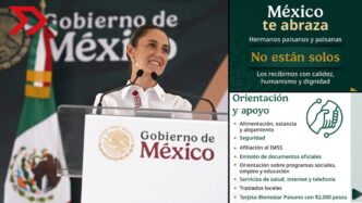 México te abraza es el apoyo integral para migrantes deportados con programas sociales, empleo y ayuda económica.